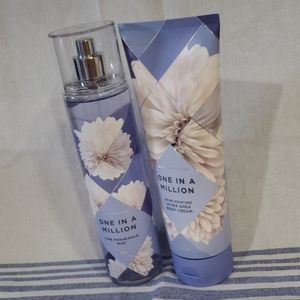 Bath and Body Works One in a Million 2pc set